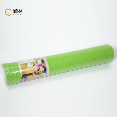 Egzersiz Fitness 4-10mm Kalınlık Yoga PVC Mat Rulo Kaymaz Çeşitli Renk