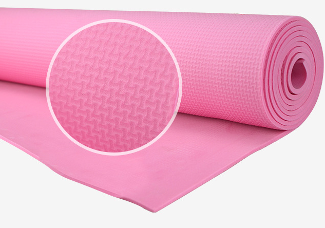 Köpük Özel Kalın EVA Yoga Minderi 4mm 6mm Saf Renkler Çift Katmanlı Yoga Minderi 5