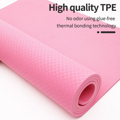 Pilates ve Yer Egzersizleri için Profesyonel Sgs Sertifikalı TPE Malzeme Yoga Mat 6mm