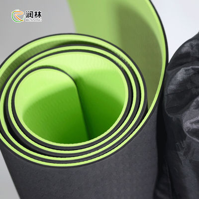 6mm Fitness Yoga Mat, Pilates için TPE Yoga Mat Çevre Dostu