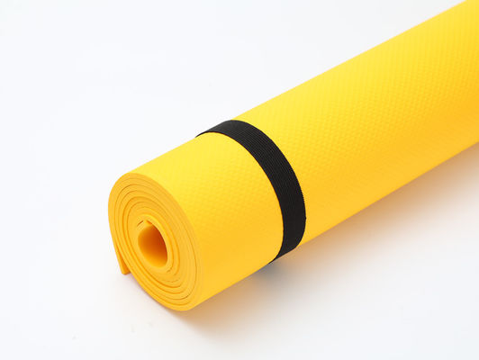 Dayanıklı EVA Yoga Matı, Konum Çizgili Kalın 6mm Kaymaz Yoga Matı
