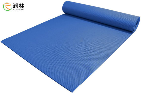 GYM Egzersiz Tek Katmanlı PVC Yoga Minderi Katlanabilir Çevre Dostu Renkli