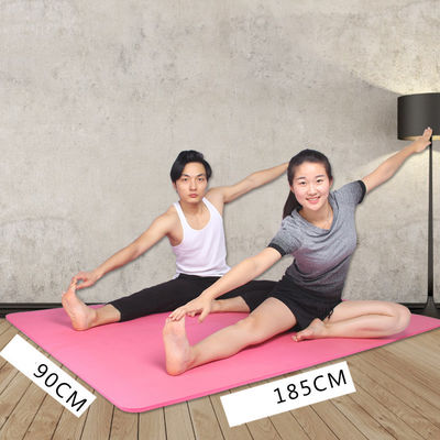 Dört Parça Takım Kalın Jimnastik Fitness Yoga Minderi Toksik Olmayan Pembe 10mm