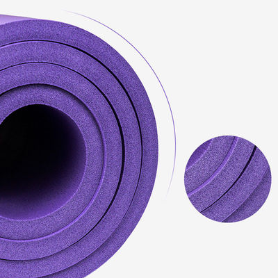 Kadınlar için Yüksek Elastik NBR Kalın Kaymaz Yoga Mat Hafif 10mm Büyük