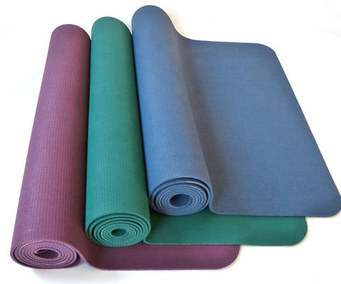 Polyester PVC Rekombinasyon Katlanabilir Yoga Mat Dekoratif Kaymaz