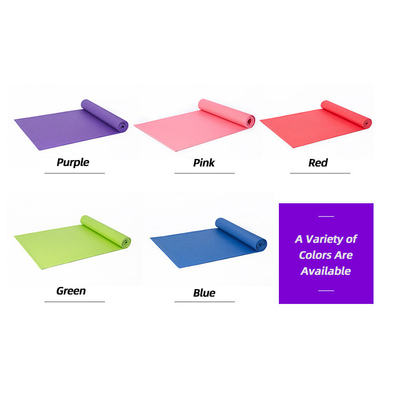 Yüksek Yoğunluklu Özel Logo PVC Yoga Mat Etiketi Özel Çeşitli Boyutlarda Çevre Dostu